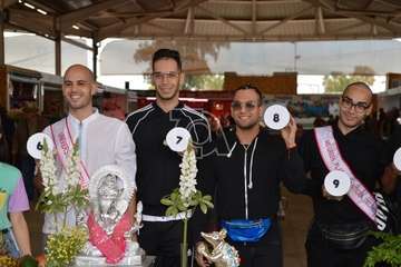 Sorteo del orden de participación en la Gla drag Queen de Telde (Foto TA y FJS)